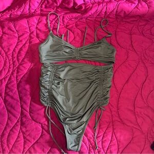 Fashion Nova Olive Swimsuit